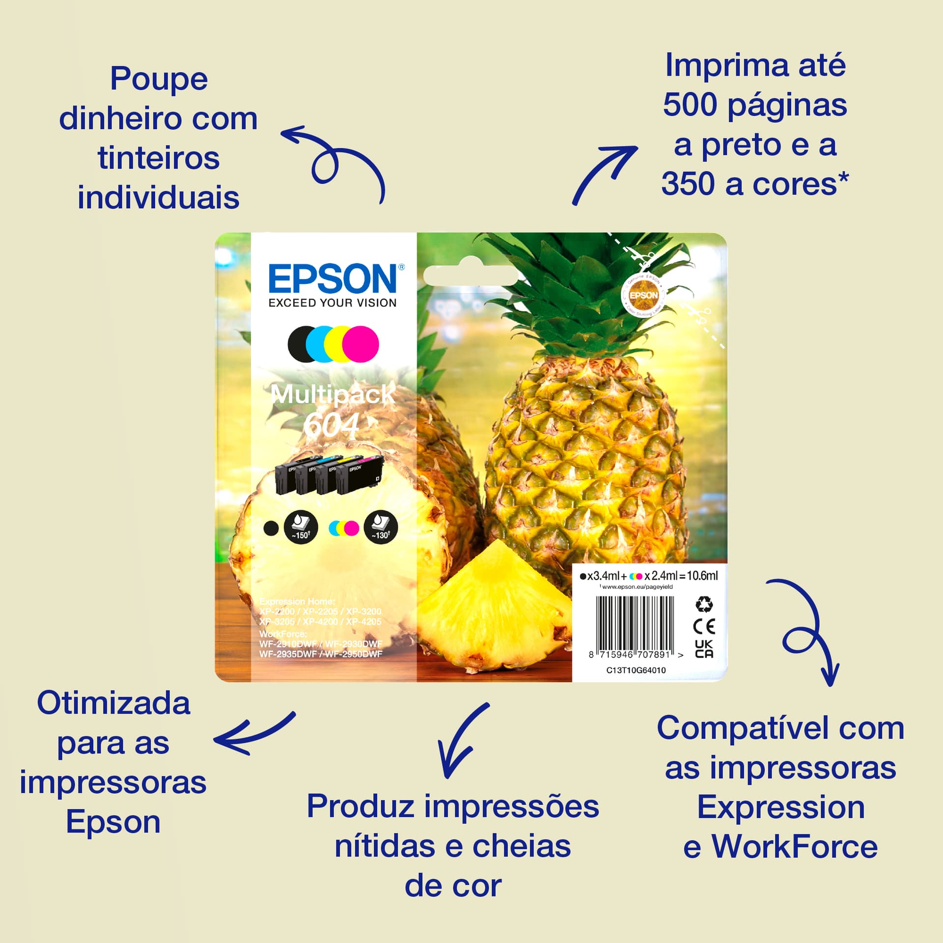 Epson Multipack 4-colours 604 XL Black/Std — miniatura 2