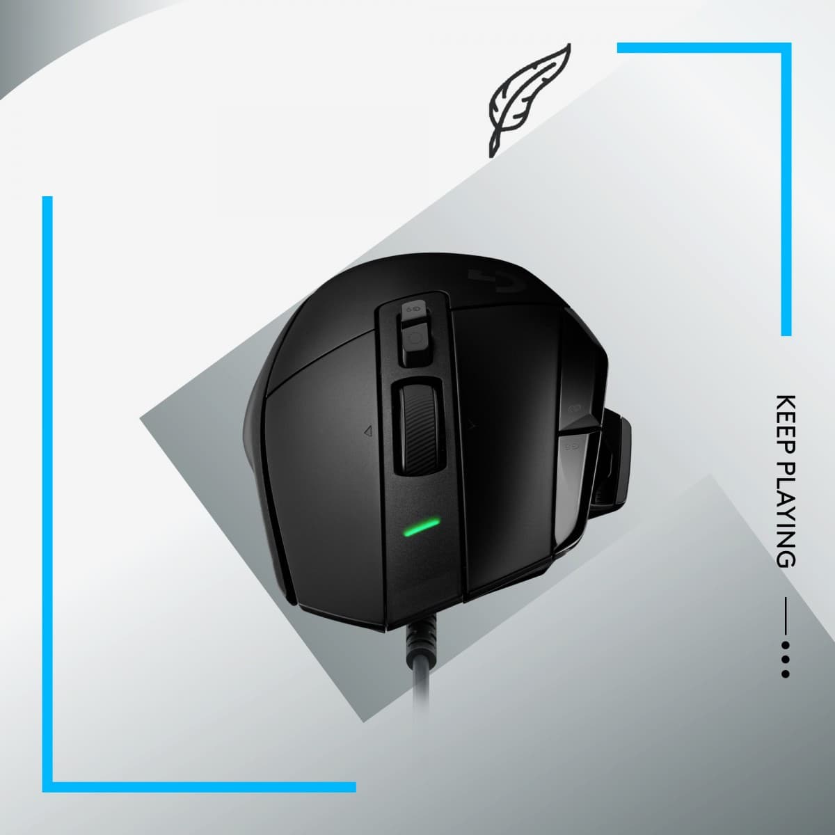 Logitech G G502 X - Rato - óptico - com cabo - USB - preto — miniatura 6