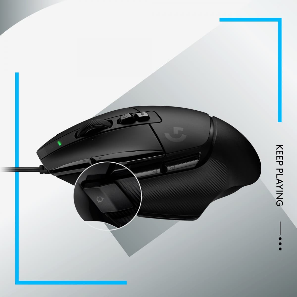 Logitech G G502 X - Rato - óptico - com cabo - USB - preto — miniatura 7