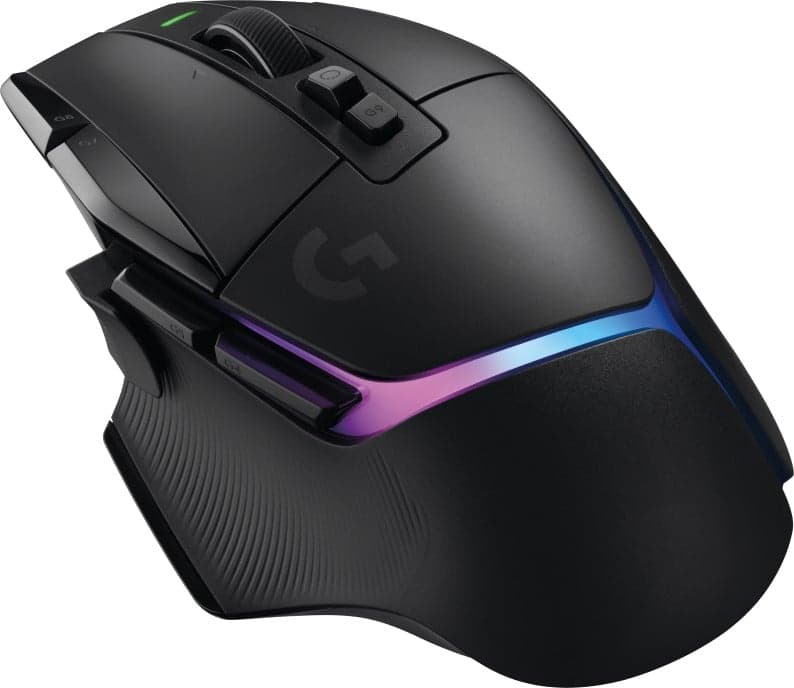 Logitech G G502 X PLUS - Rato - óptico - 11 botões - sem fios - 2.4 GHz - recetor USB Logitech LIGHTSPEED - preto — miniatura 2