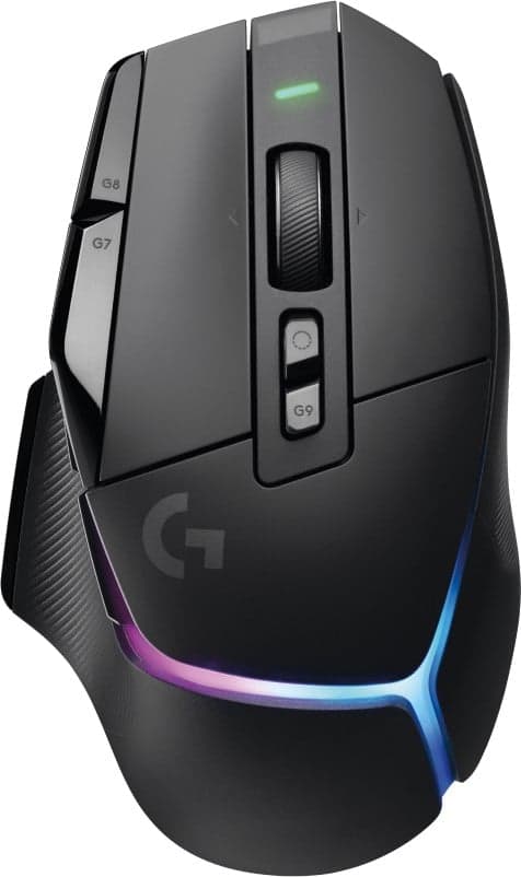 Logitech G G502 X PLUS - Rato - óptico - 11 botões - sem fios - 2.4 GHz - recetor USB Logitech LIGHTSPEED - preto — miniatura 3