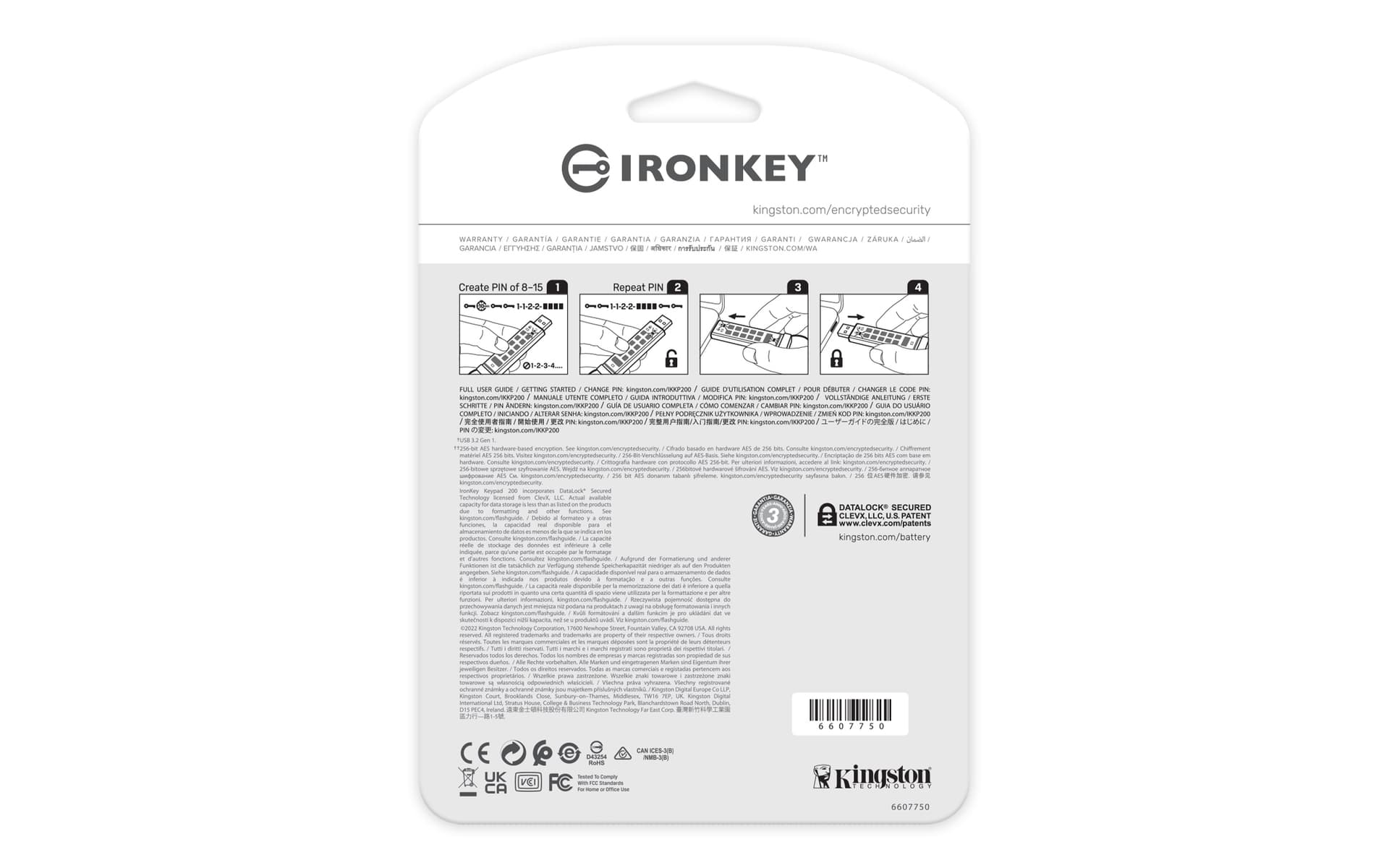 Kingston Technology IronKey Keypad 200 — miniatura 4