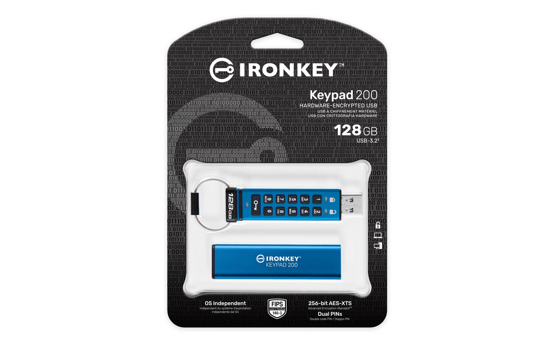 Kingston Technology IronKey Keypad 200 — miniatura 3
