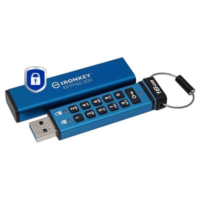 Kingston Technology IronKey Keypad 200 — miniatura 2