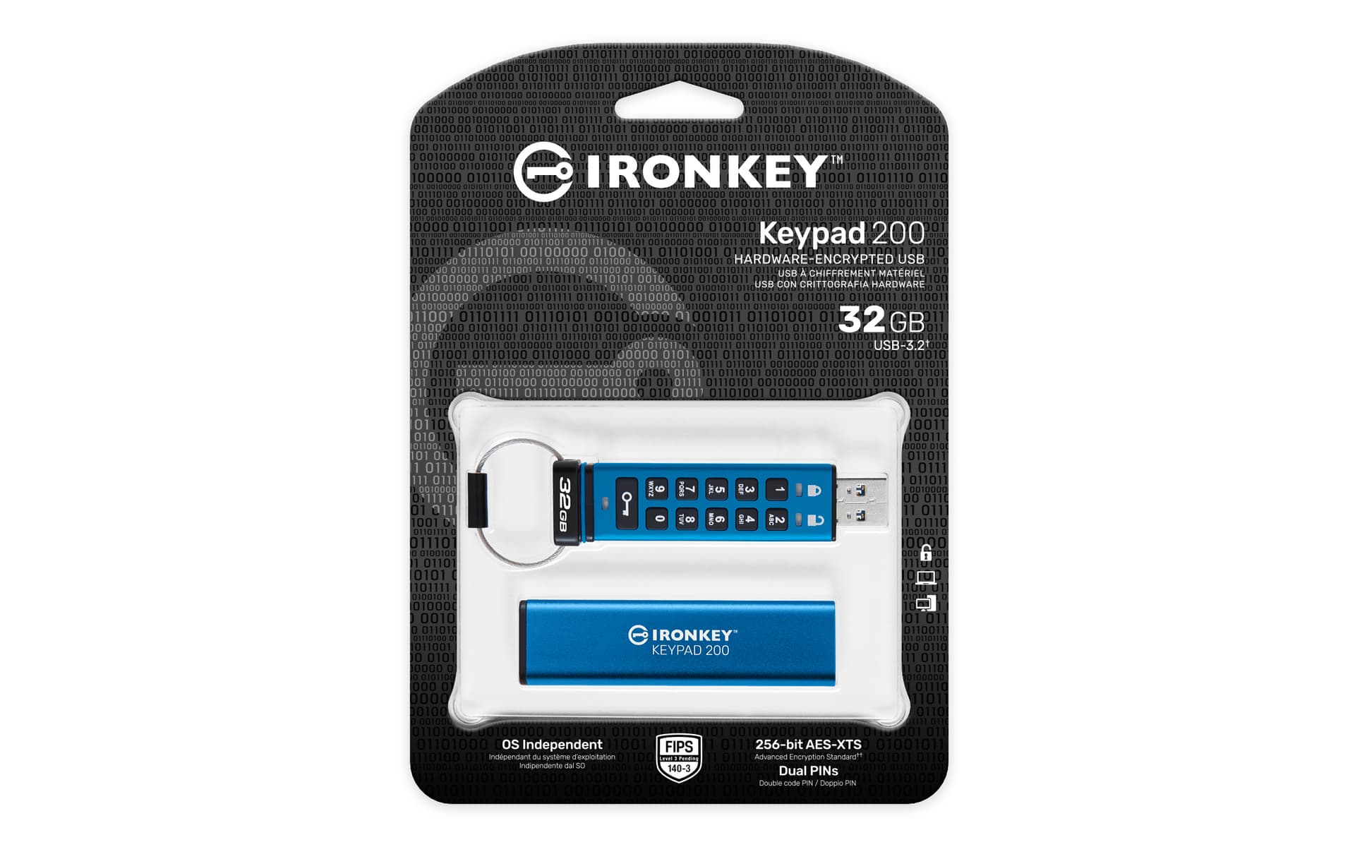 Kingston Technology IronKey Keypad 200 — miniatura 3
