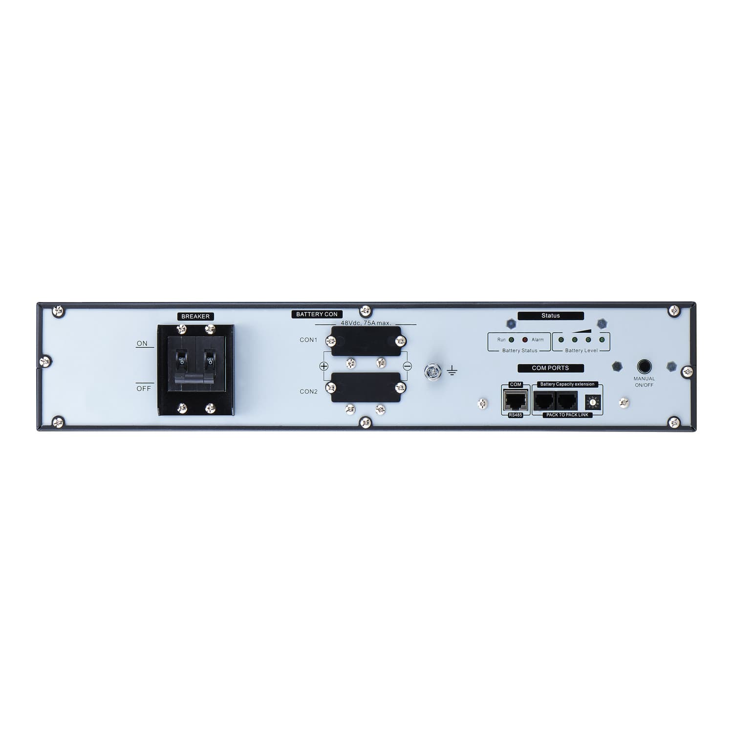 APC Easy UPS Lithium-ion External Battery Pack for 1/2/3kVA SRVL Extended runtime model, 48V 2400Wh, 2U Rackmount — miniatura 3