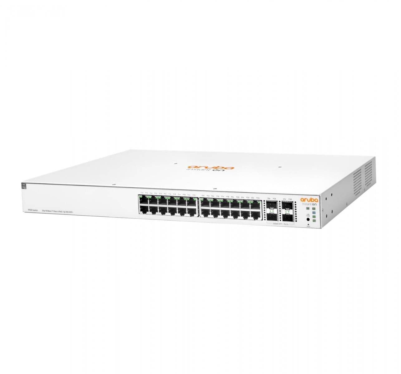 HPE Networking Instant On 1930 24G Class4 PoE 4SFP/SFP+ 370W Switch - Interruptor - L3 - Administrado - 24 x 10/100/1000 (PoE) + 4 x 1 Gigabit / 10 Gigabit SFP+ - montável em trilho - PoE (370 W), miniatura 2