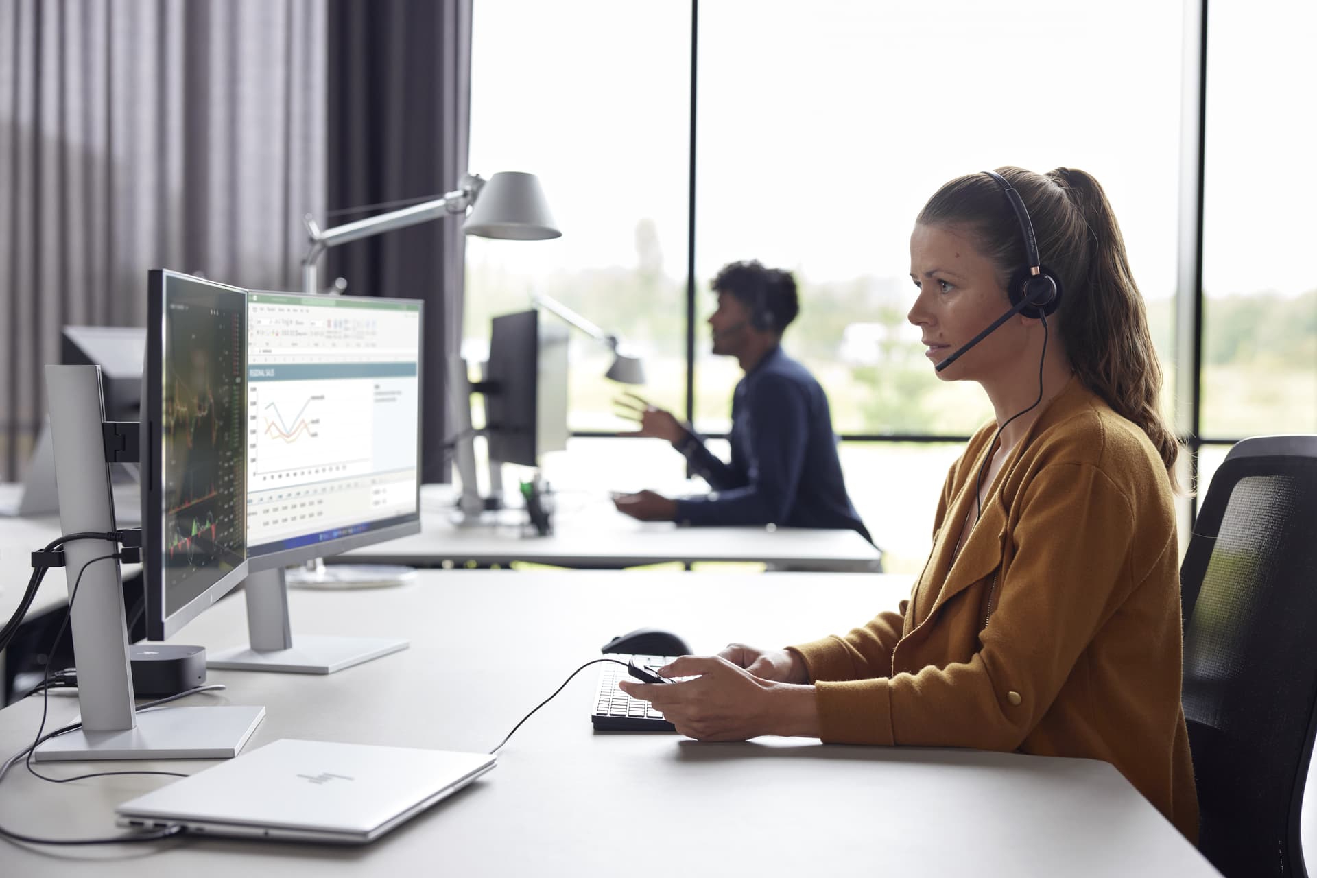 HP Poly Headset monaural Poly EncorePro 510 + Quick Disconnect — miniatura 2