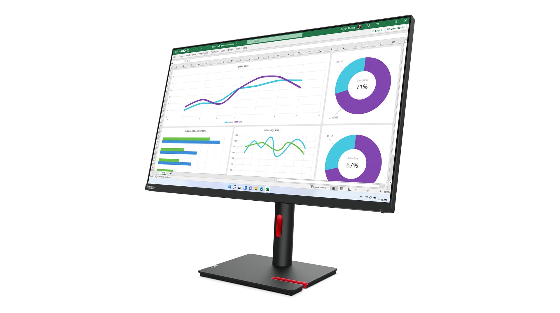 Lenovo ThinkVision T32h-30 — miniatura 7
