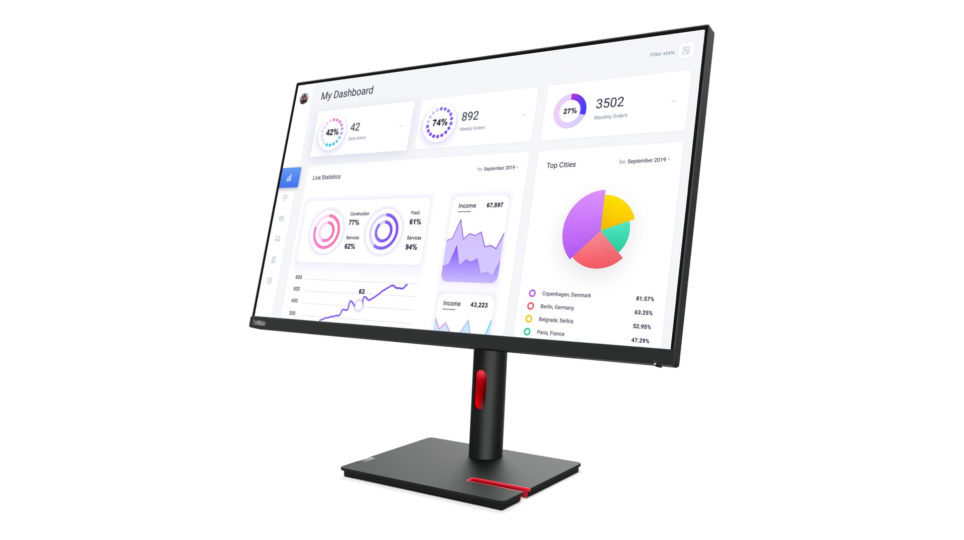 Lenovo ThinkVision T32p-30 — miniatura 4