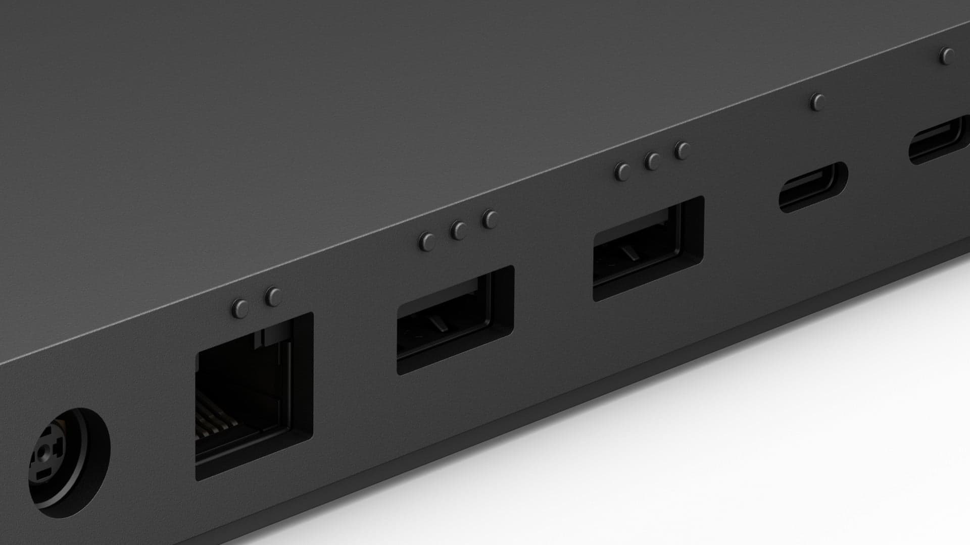 Microsoft Surface Dock - Estação de engate - Thunderbolt 4 - 3 x Thunderbolt - 1GbE, 2.5GbE - 165 watt — miniatura 3