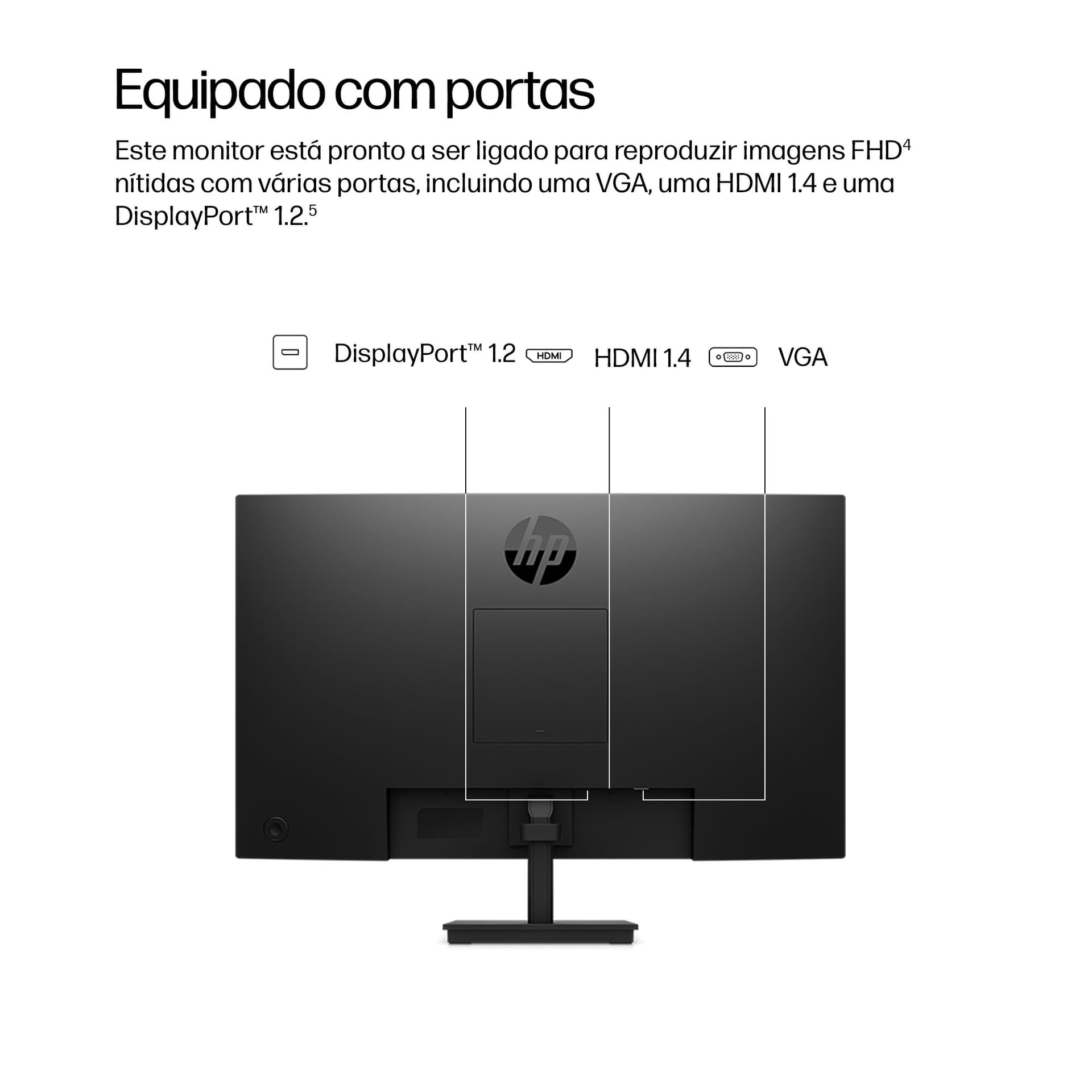 HP Series 3 Pro Monitor FHD Série 3 Pro de 23,8 polegadas - 324ph — miniatura 4