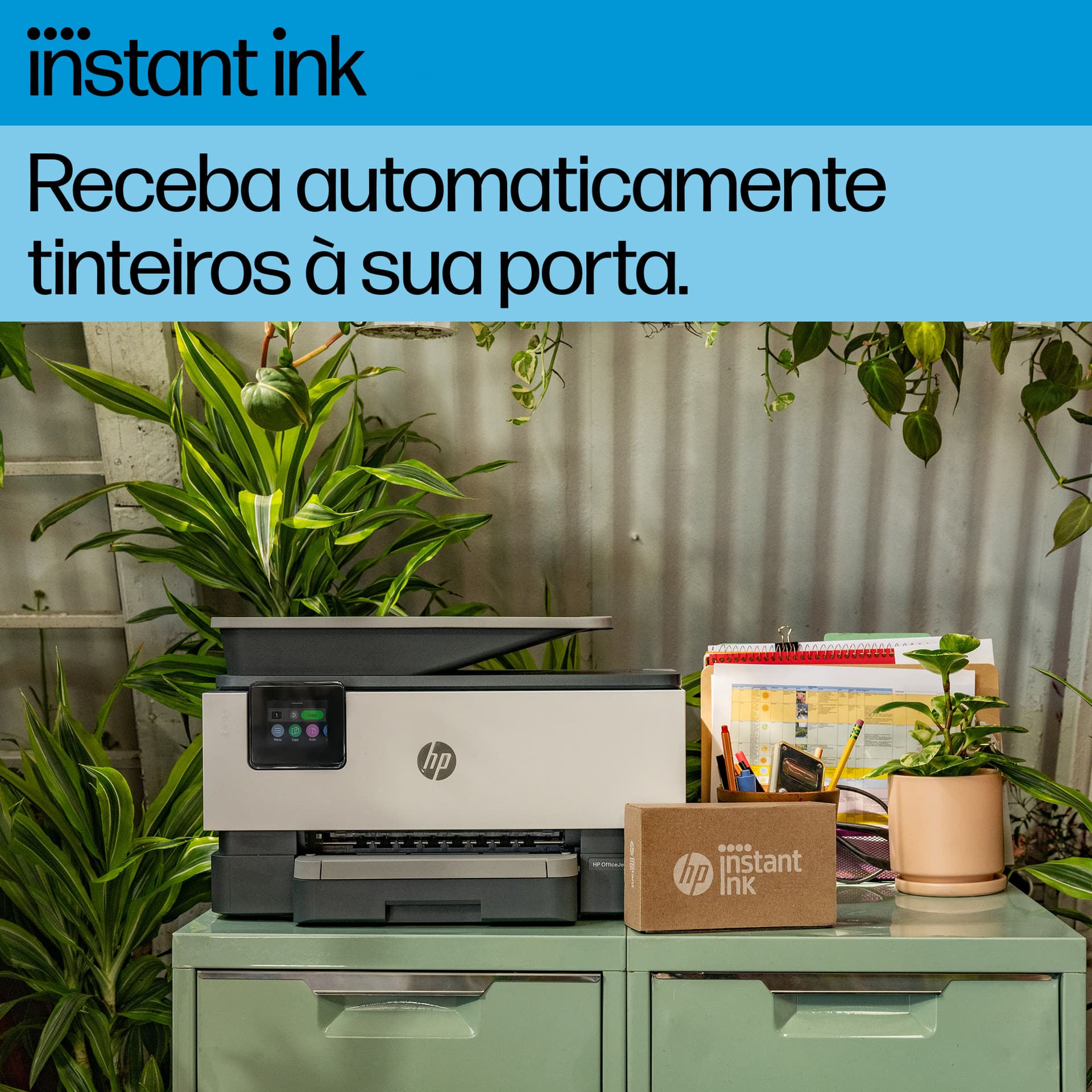 HP OfficeJet Pro 9122e Sem fios All-in-One Cor Impressora, Instant Ink; Impressão frente e verso — miniatura 6
