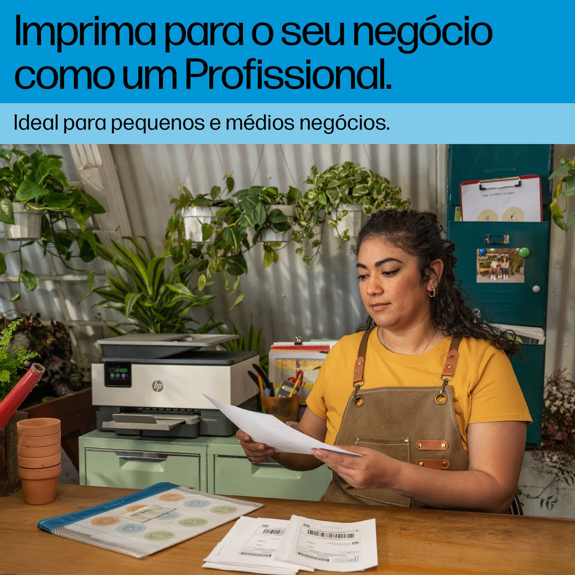 HP OfficeJet Pro 9122e Sem fios All-in-One Cor Impressora, Instant Ink; Impressão frente e verso — miniatura 7