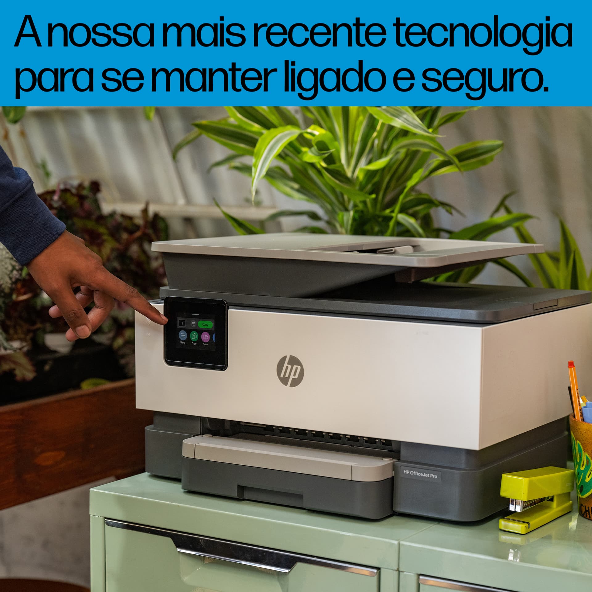 HP OfficeJet Pro 9122e Sem fios All-in-One Cor Impressora, Instant Ink; Impressão frente e verso — miniatura 8