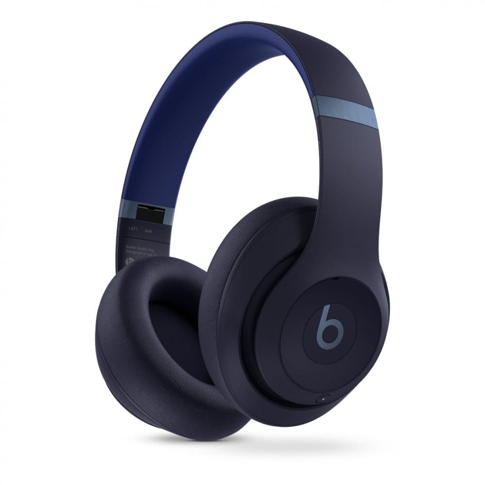 Beats Studio Pro - Auscultadores supra-aurais com microfonoe - tamanho completo - bluetooth - sem fios, com cabo - cancelamento de ruído activo - macaco de 3,5 mm, USB-C - azul marinho — miniatura 1