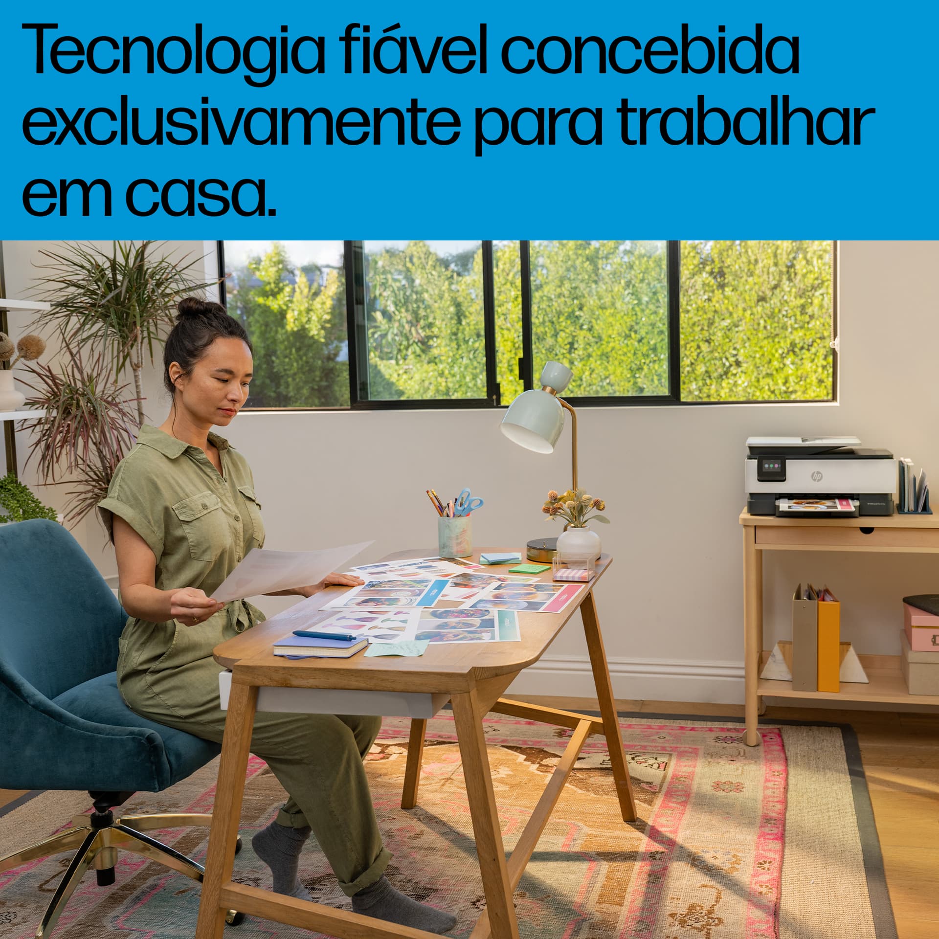 HP OfficeJet Pro 8135e Sem fios All-in-One Cor Impressora, Instant Ink; Impressão frente e verso — miniatura 7