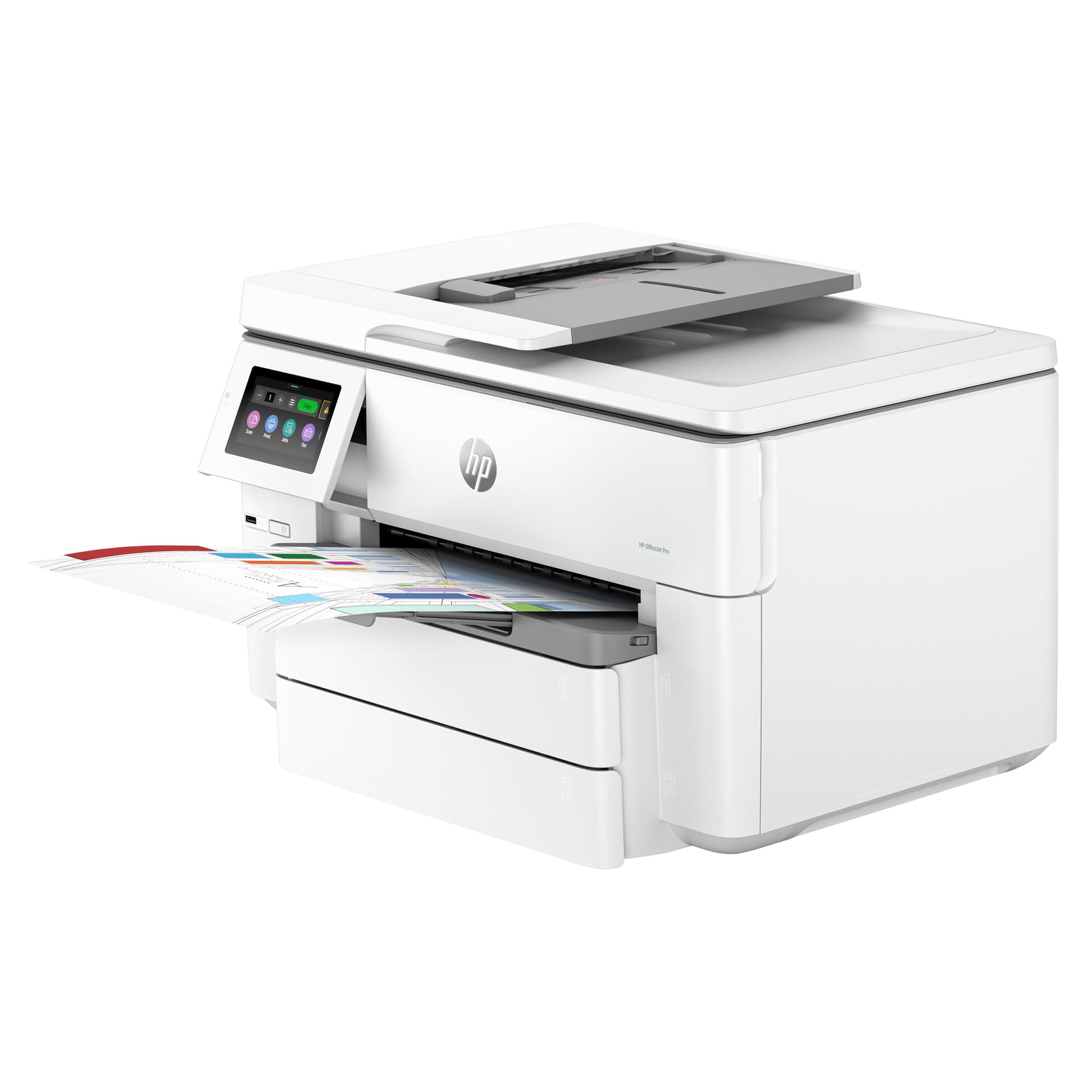 HP OfficeJet Pro 9730e Sem fios All-in-One Cor Impressora, Instant Ink; Impressão frente e verso — miniatura 2
