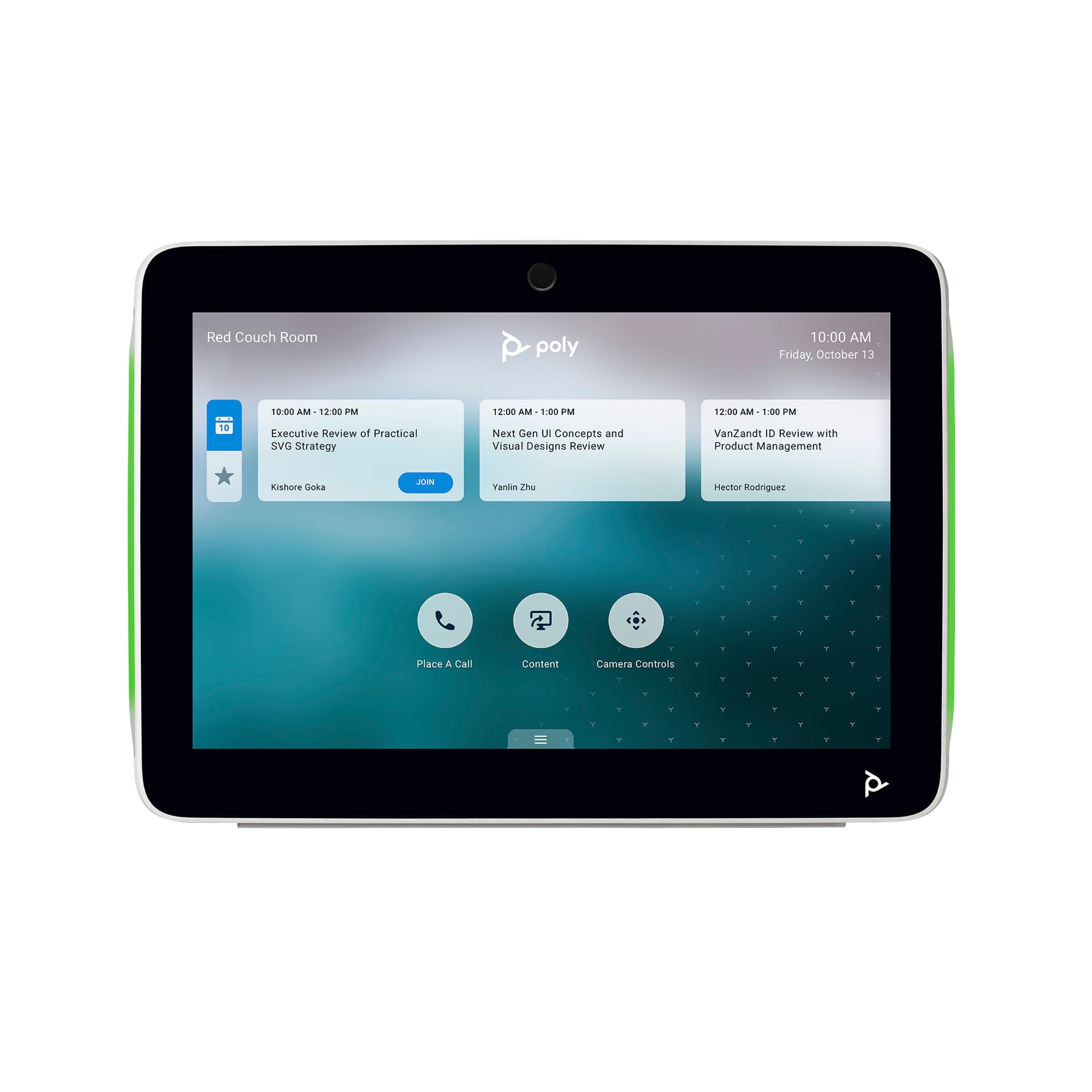 HP Poly TC10 White Touch Controller — miniatura 1