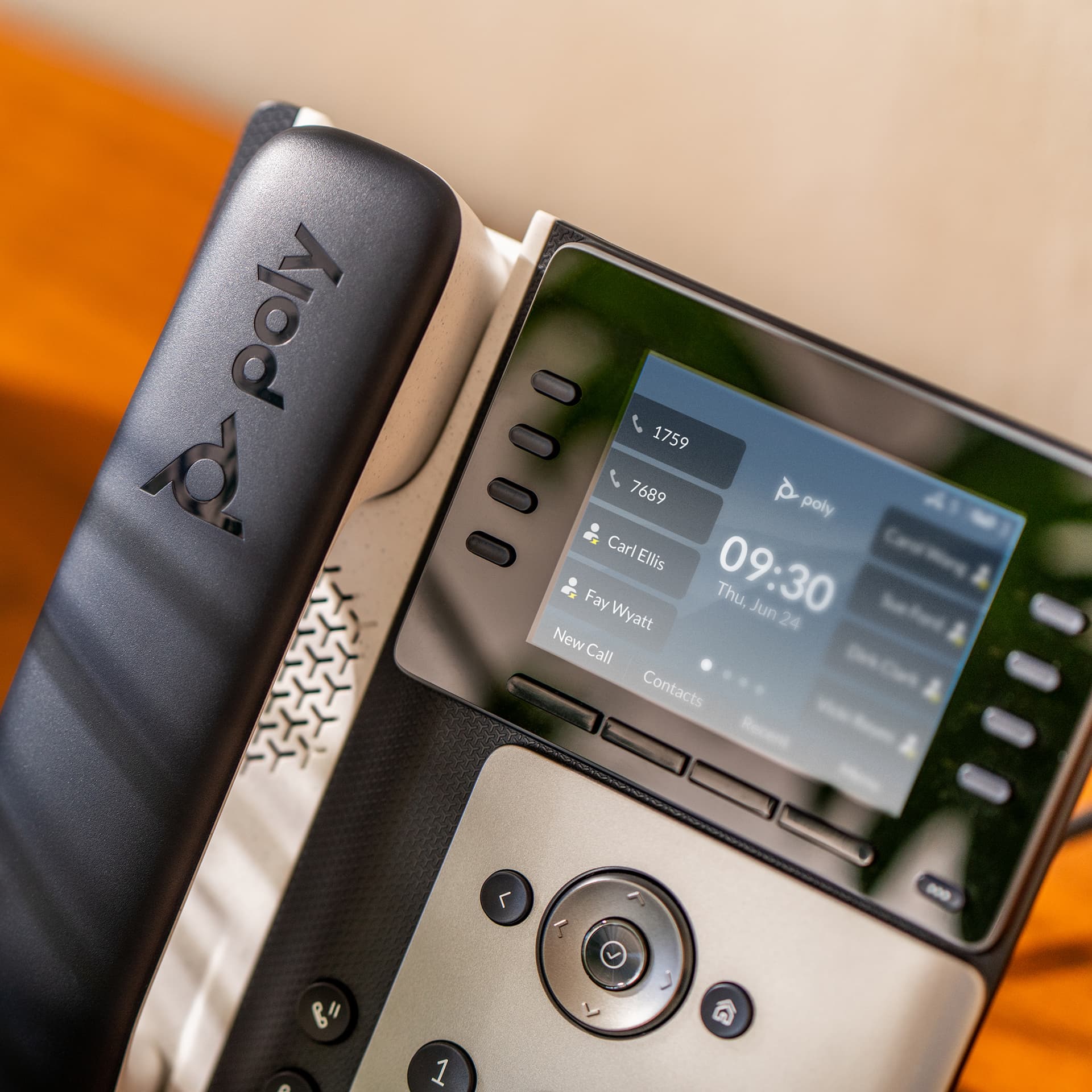 HP Poly Telefone IP Poly Edge E350 com PoE — miniatura 4