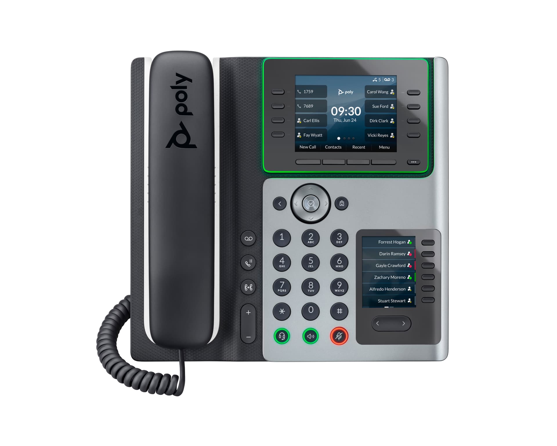 HP Poly Telefone IP Poly Edge E450 com PoE — miniatura 1