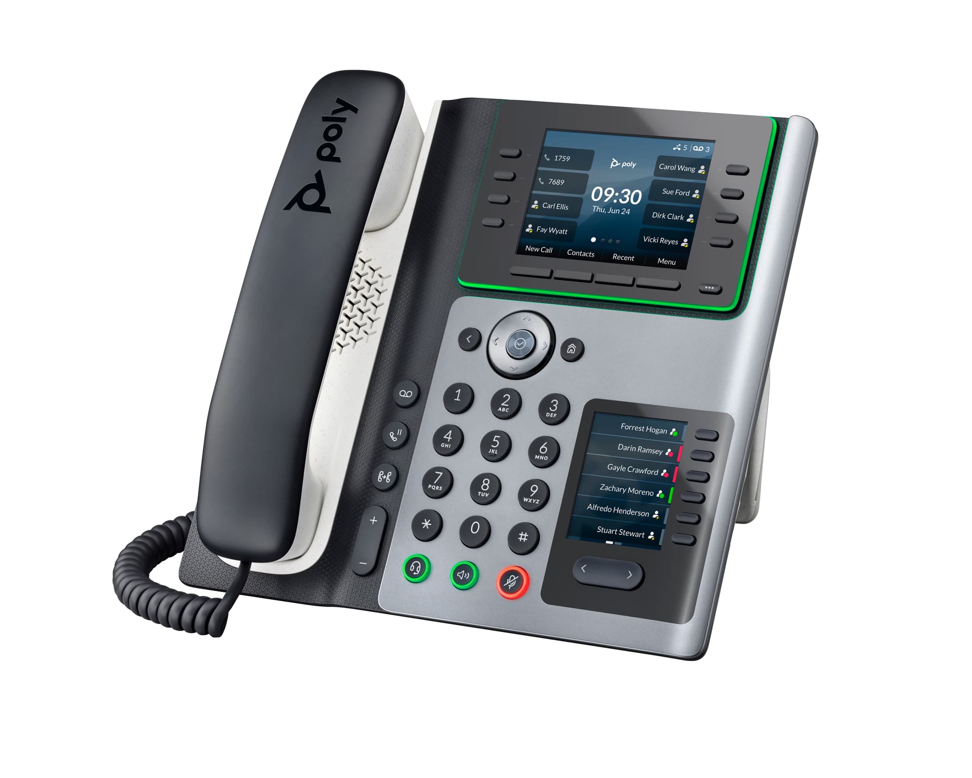 HP Poly Telefone IP Poly Edge E450 com PoE — miniatura 6