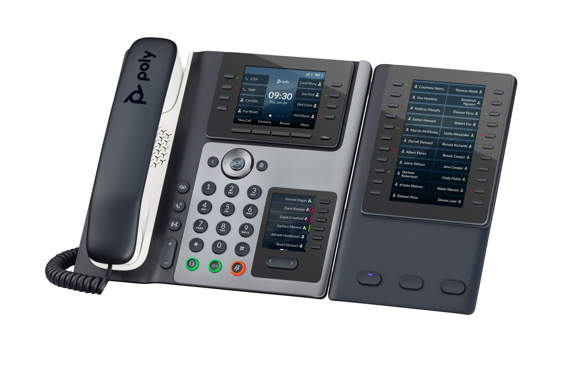 HP Poly Telefone IP Poly Edge E400 com PoE, miniatura 6