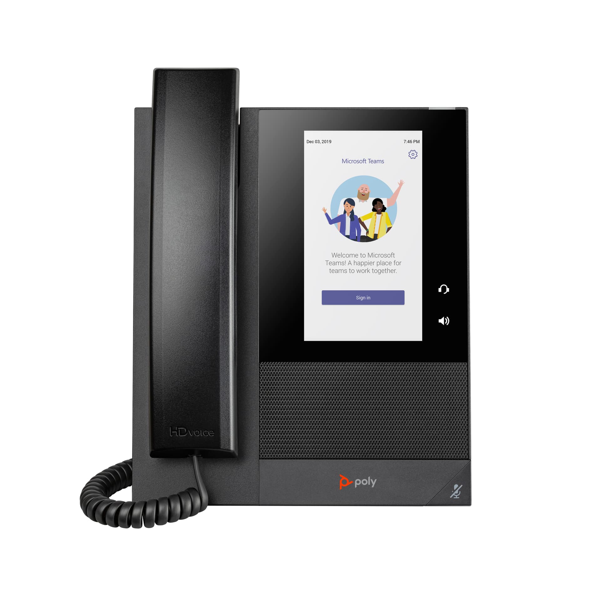 HP Poly Telefone Multimédia Empresarial Poly CCX 400 para Microsoft Teams com PoE — miniatura 1