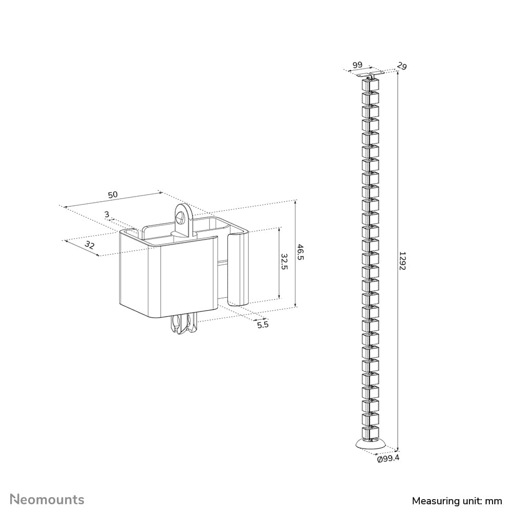 Neomounts ADS06-130WH, miniatura 12