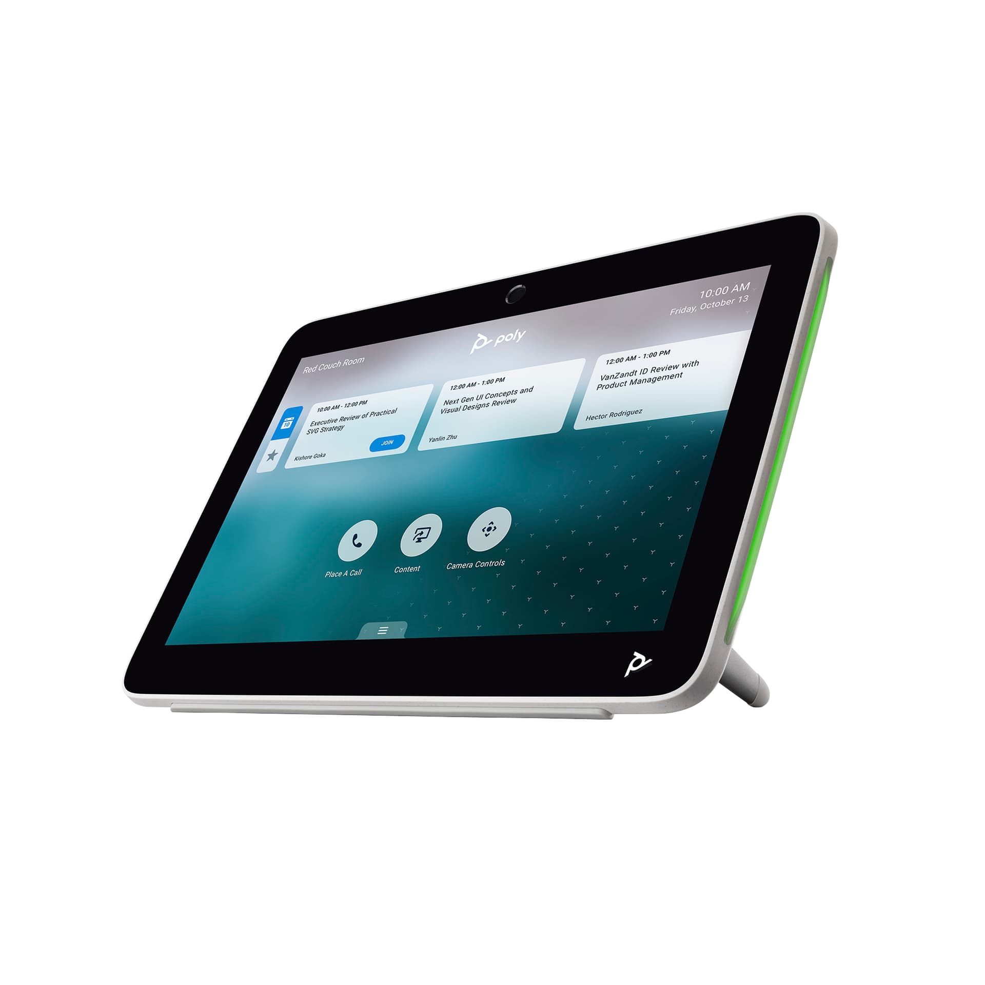 HP Poly TC10 White Touch Controller No Radio GSA/TAA — miniatura 6