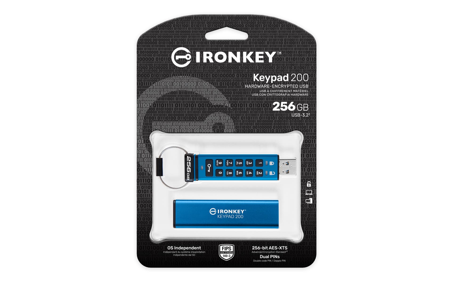 Kingston Technology IronKey Keypad 200 — miniatura 3