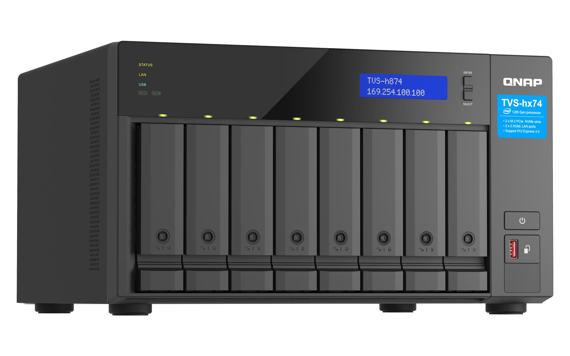 QNAP TVS-H874T-I9-64G — miniatura 4