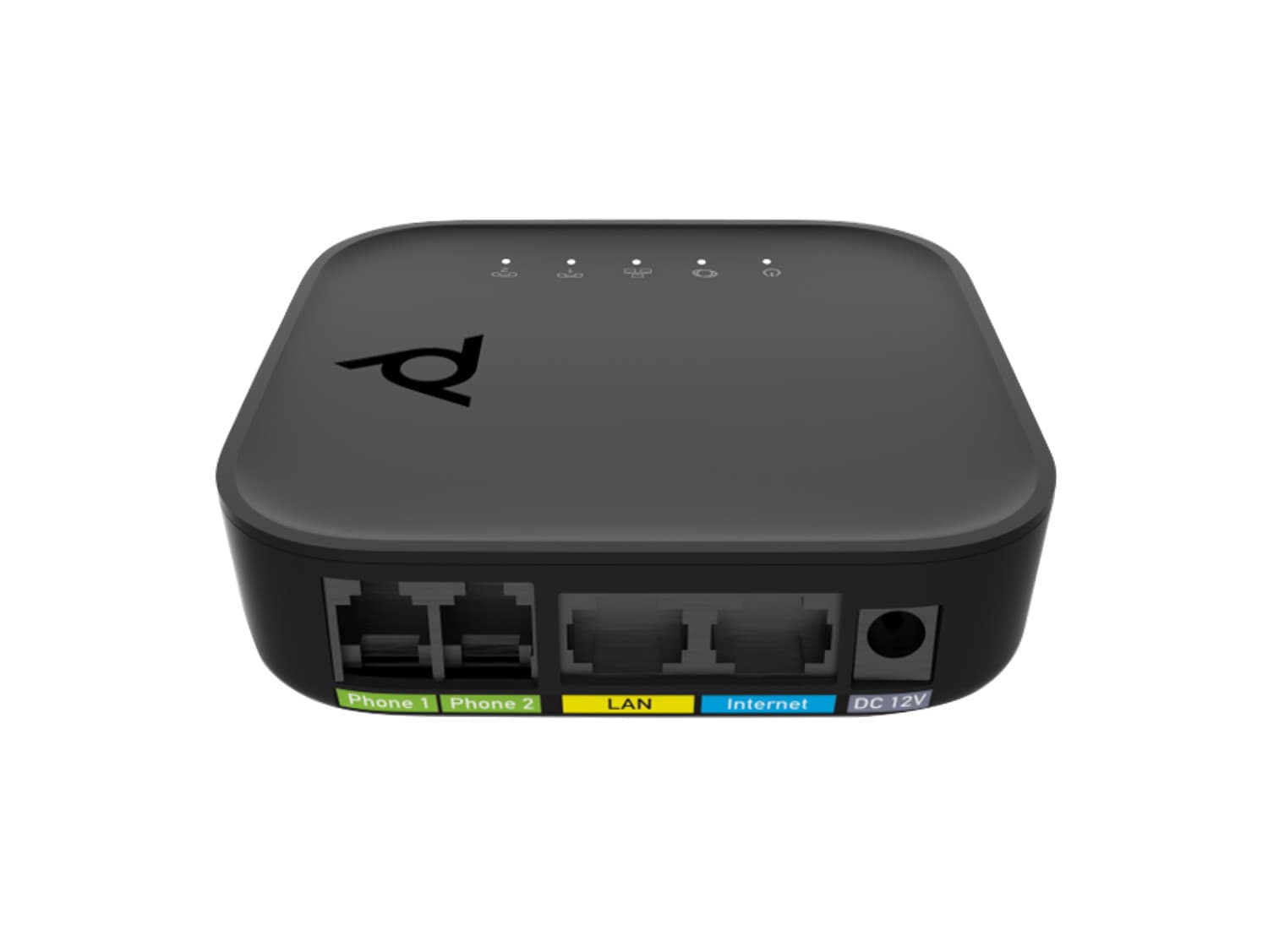 HP Poly Adaptador VoIP com porta de voz Poly ATA 402 2FXS com OpenSIP e fonte de alimentação — miniatura 2