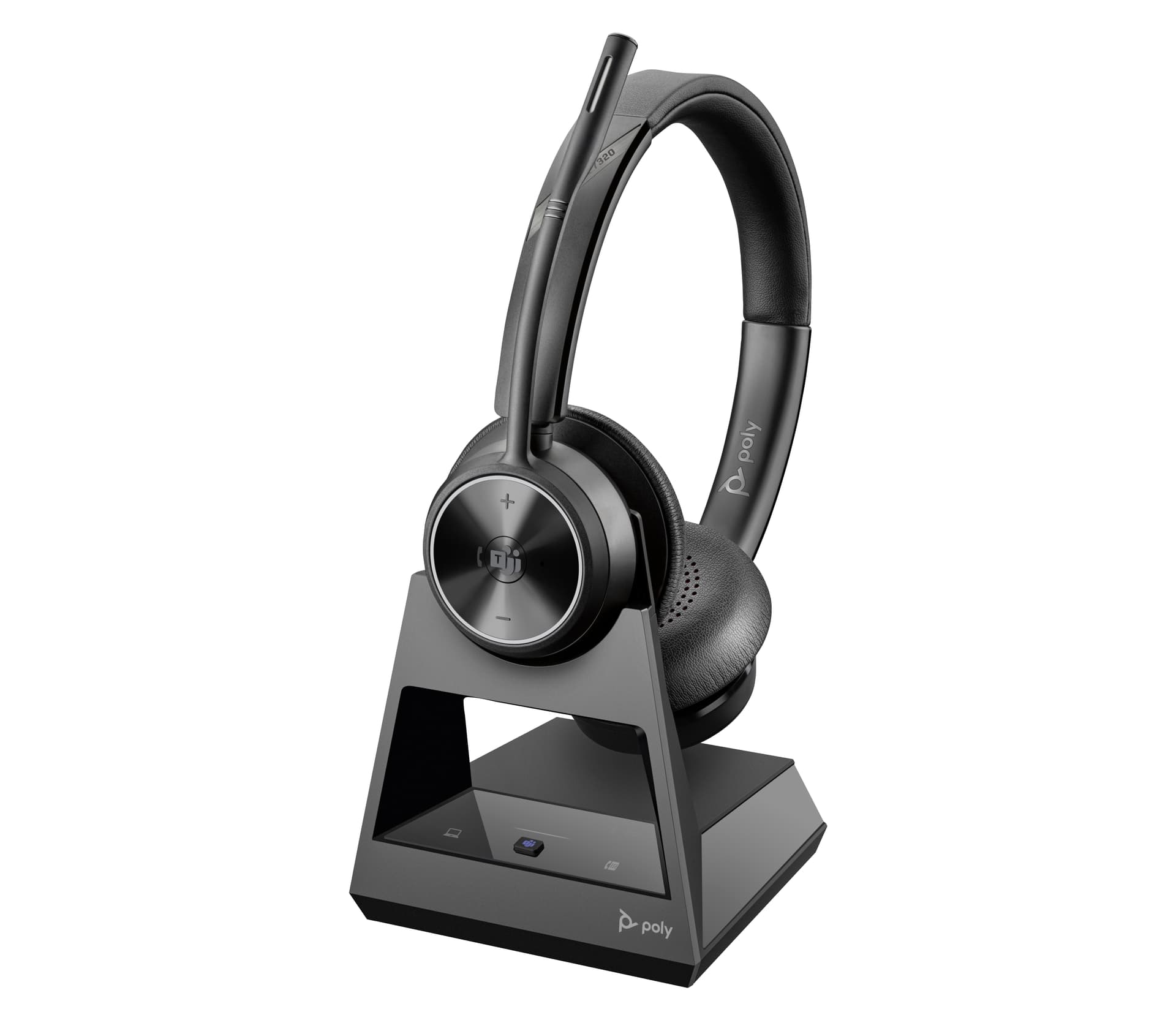 HP Poly Headset Estéreo Poly Savi 7320 UC DECT 1880-1900 MHz certificado para Microsoft Teams — miniatura 2