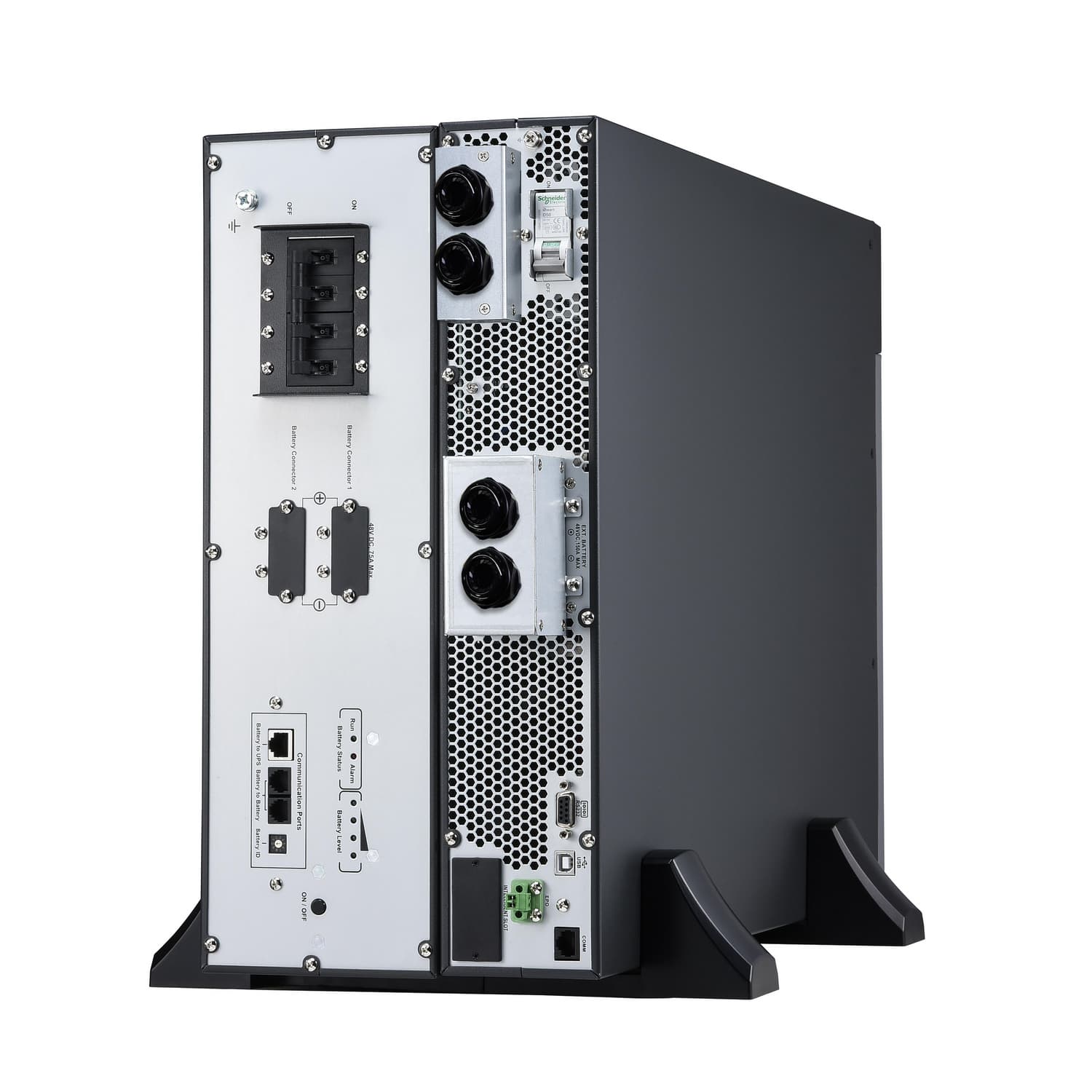APC Easy UPS On-Line, 6kVA/6kW, Lithium-ion, Rack/Tower 5U, 230V, 1 Hard wire (1P+N+E) outlet, Intelligent Card Slot, Extended runtime, W/ rail kit — miniatura 5