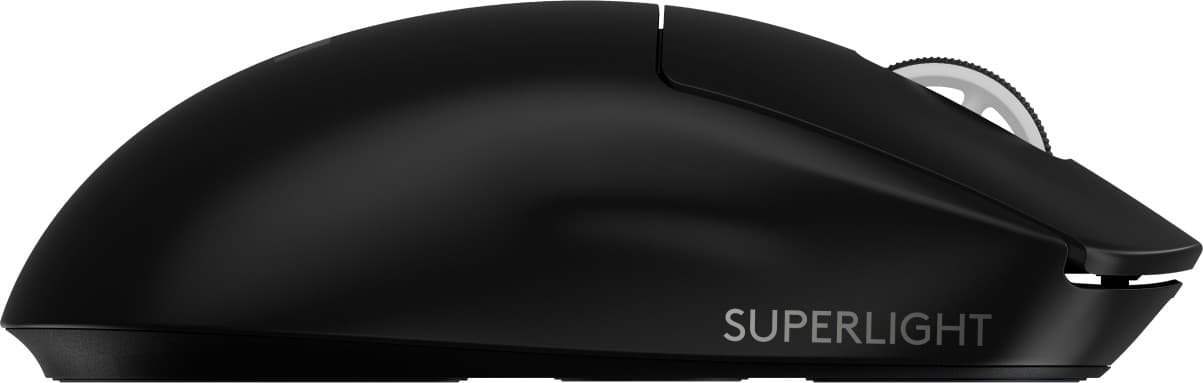 Logitech G PRO X SUPERLIGHT 2 - Rato - gaming - óptico - 5 botões - sem fios - 2.4 GHz - recetor USB Logitech LIGHTSPEED - preto — miniatura 3