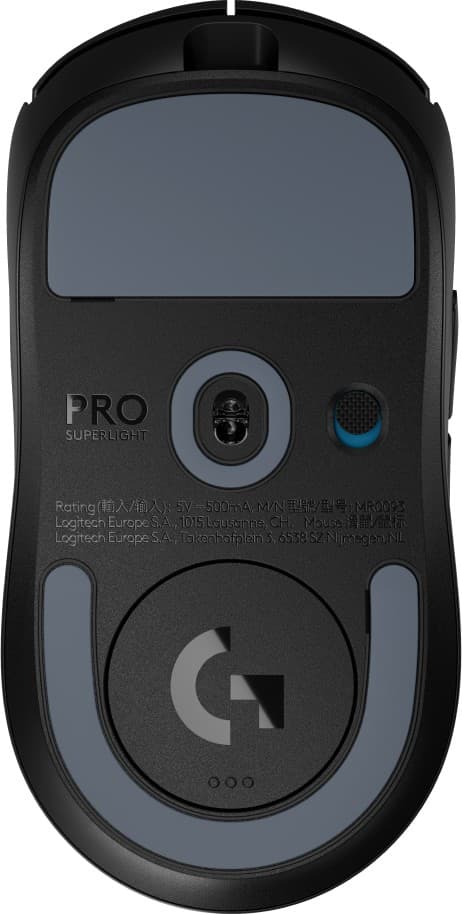 Logitech G PRO X SUPERLIGHT 2 - Rato - gaming - óptico - 5 botões - sem fios - 2.4 GHz - recetor USB Logitech LIGHTSPEED - preto — miniatura 4