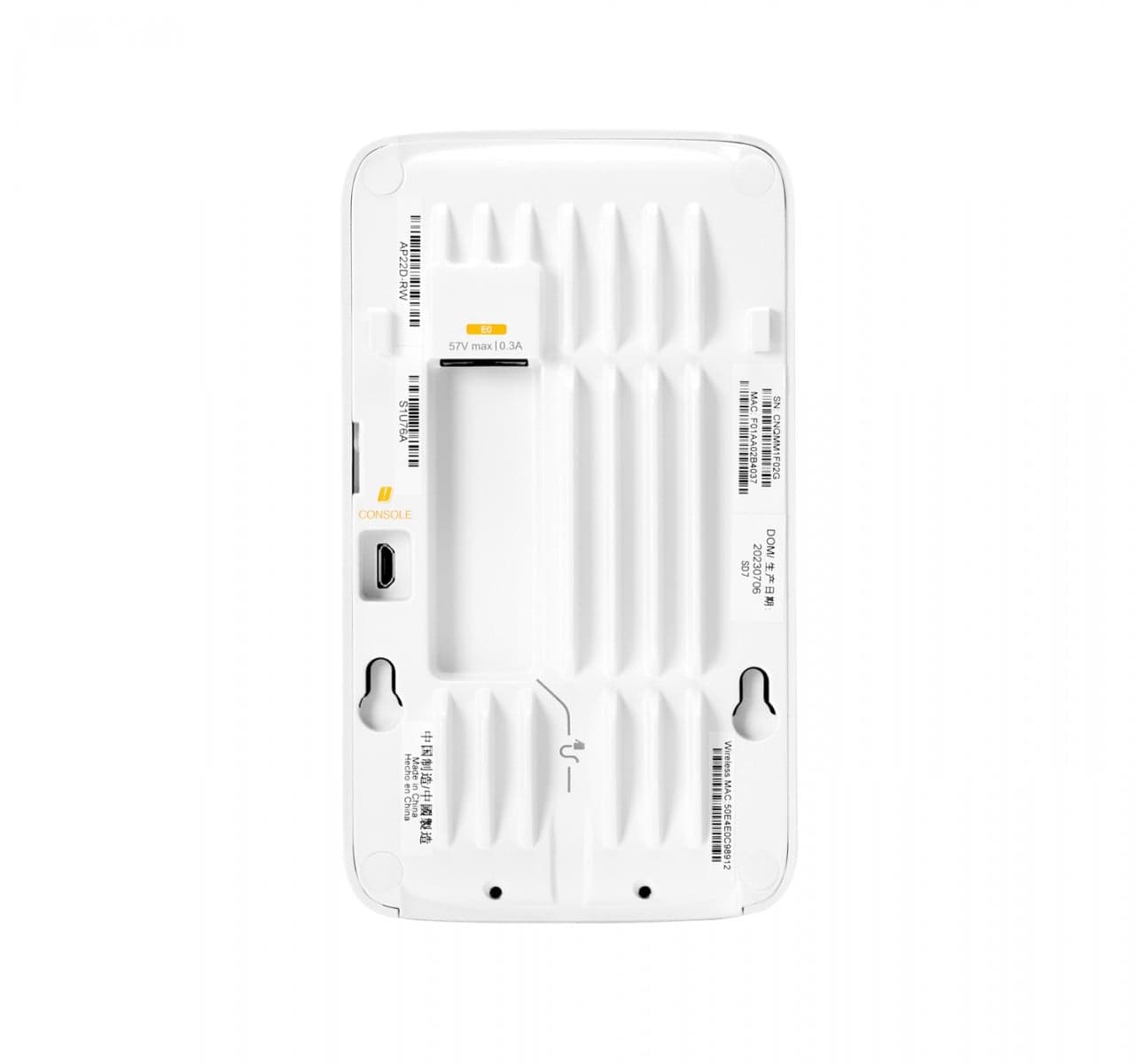 HPE Networking Instant On AP22D (RW) - Ponto de acesso sem fios - Wi-Fi 6 - 2.4 GHz, 5 GHz - BTO desktop / wall mountable (pacote de 5) — miniatura 5