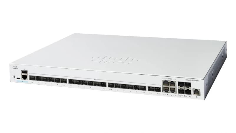 Cisco Catalyst 1300-24XS - Interruptor - L3 - inteligente - 24 x 10GBase-X + 4 x combo 10 Gigabit SFP+/RJ-45 - montável em trilho — miniatura 2