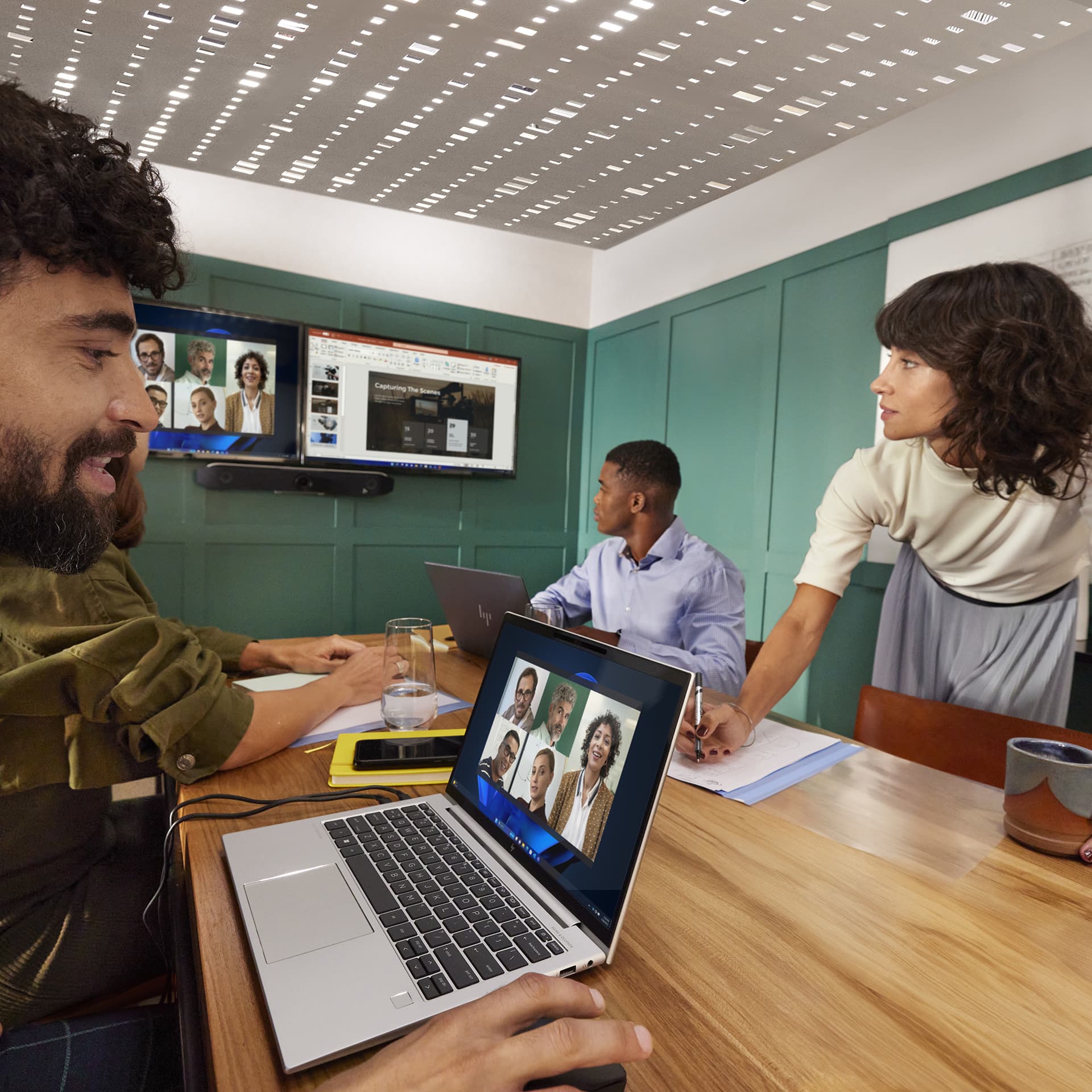 HP Poly Studio V52 USB Video Bar No Power Cord TAA — miniatura 4