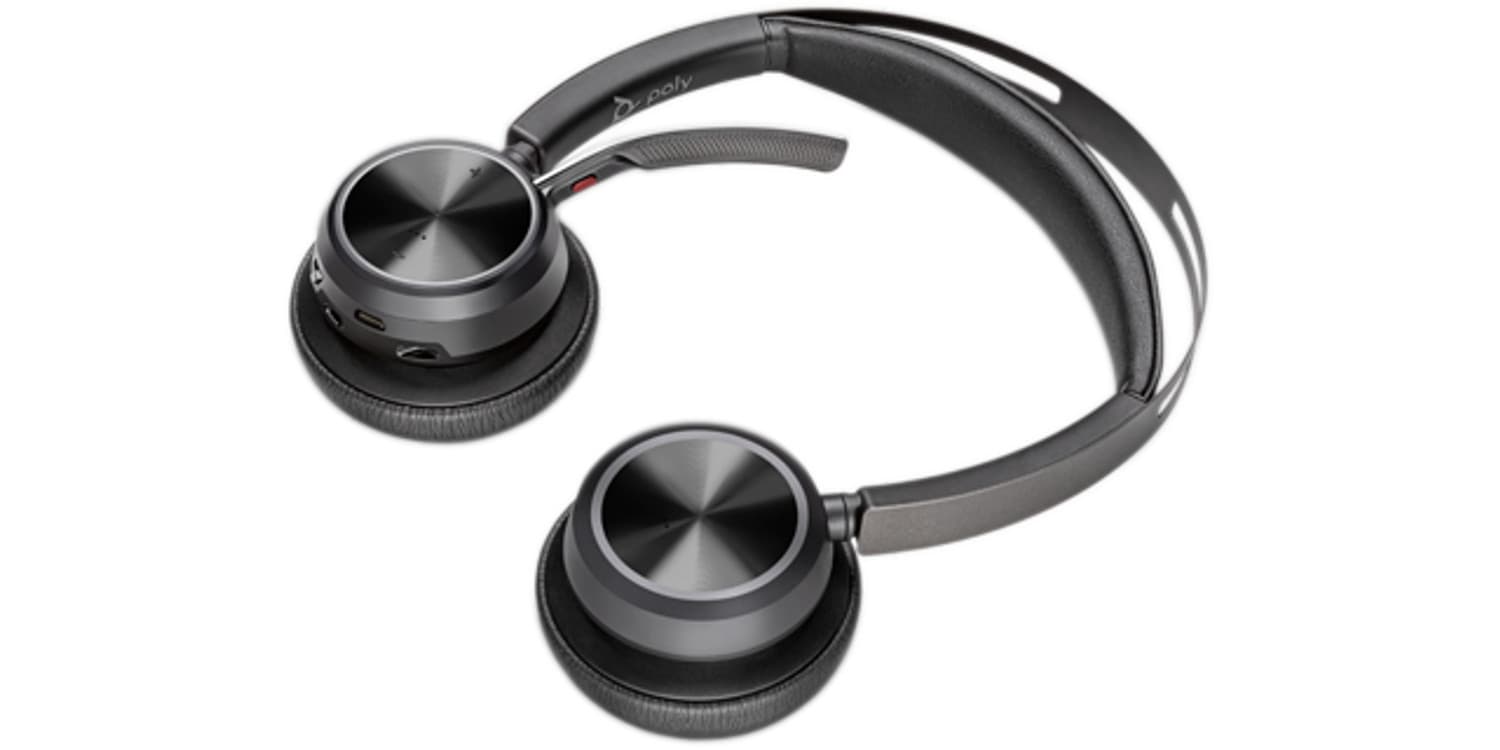 HP Poly Voyager Focus 2 USB-C-C Headset +USB-C/A Adapter — miniatura 7