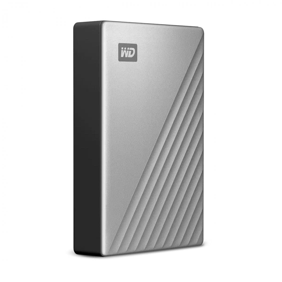 WD My Passport Ultra for Mac WDBGKC0060BSL - Disco rígido - encriptado - 6 TB - externa (portátil) - USB 3.2 Gen 1 (USB C conector) - 256-bits AES - prata — miniatura 2