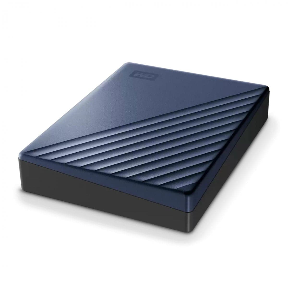 WD My Passport for Mac WDBEJA0060BBL - Disco rígido - encriptado - 6 TB - externa (portátil) - USB 3.2 Gen 1 (USB C conector) - 256-bits AES - azul — miniatura 3