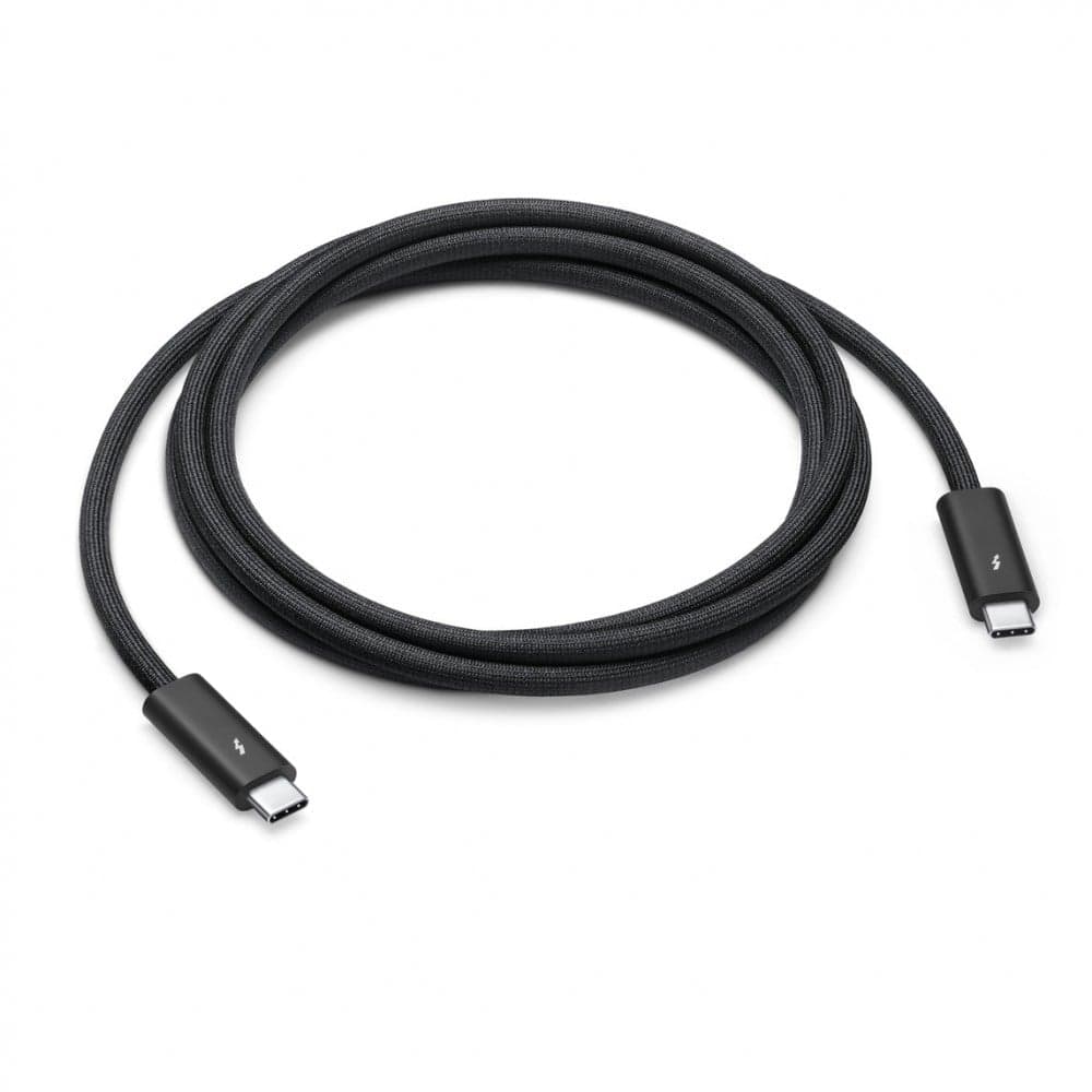 Apple Thunderbolt 4 Pro - Cabo Thunderbolt - USB-C (M) para USB-C (M) - USB 3.2 / USB4 / Thunderbolt 3 / Thunderbolt 4 / DisplayPort - 1.8 m - ativo, Suporte para ligação em cadeia - preto — miniatura 1