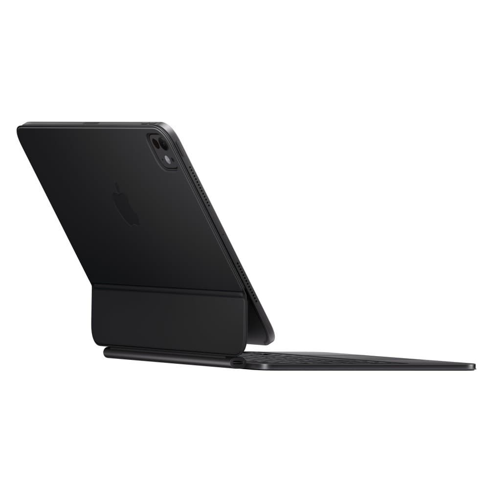O Magic Keyboard para iPad Pro permite escrever de forma confortável: inclui um trackpad com novo design elegante e portátil: além de um descanso para o pulso em alumínio — miniatura 3