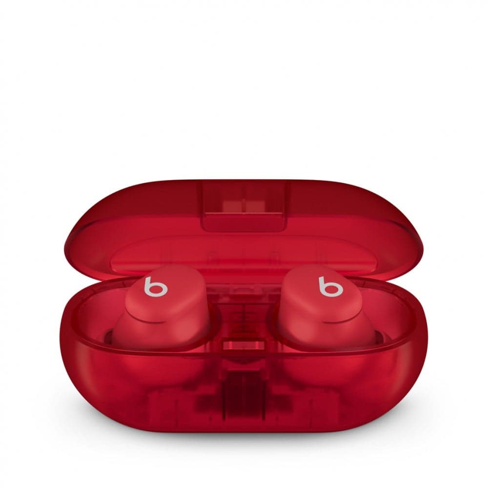 Beats Solo Buds - Auscultadores sem fios com microfonoe - intra-auricular - bluetooth - vermelho transparente — miniatura 1