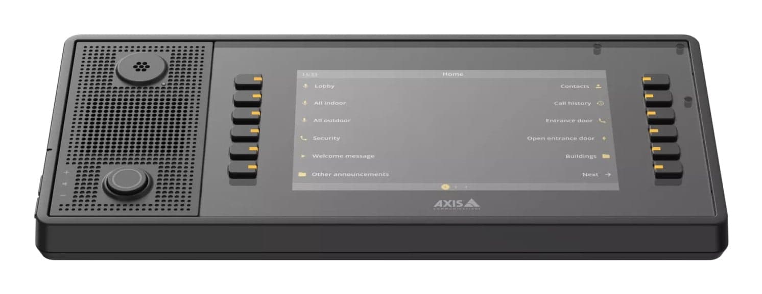AXIS C6110 - Consola de distribuição - SIP, RTP, SIP over TLS, SIPS - preto, miniatura 2