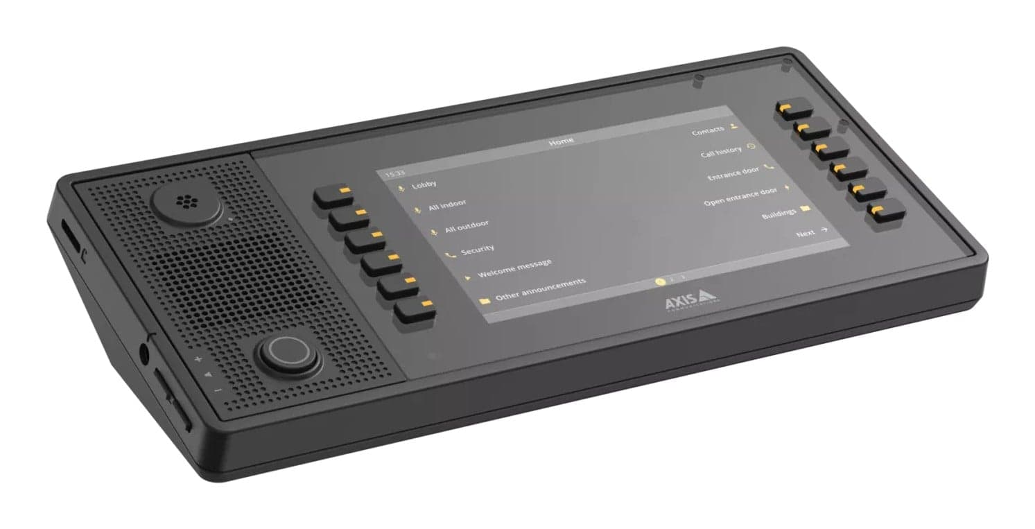 AXIS C6110 - Consola de distribuição - SIP, RTP, SIP over TLS, SIPS - preto, miniatura 3