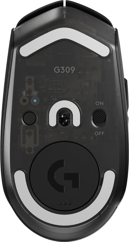 Logitech G G309 - Rato - gaming - óptico - 6 botões - sem fios - 2.4 GHz, Bluetooth - recetor USB Logitech LIGHTSPEED - preto — miniatura 6