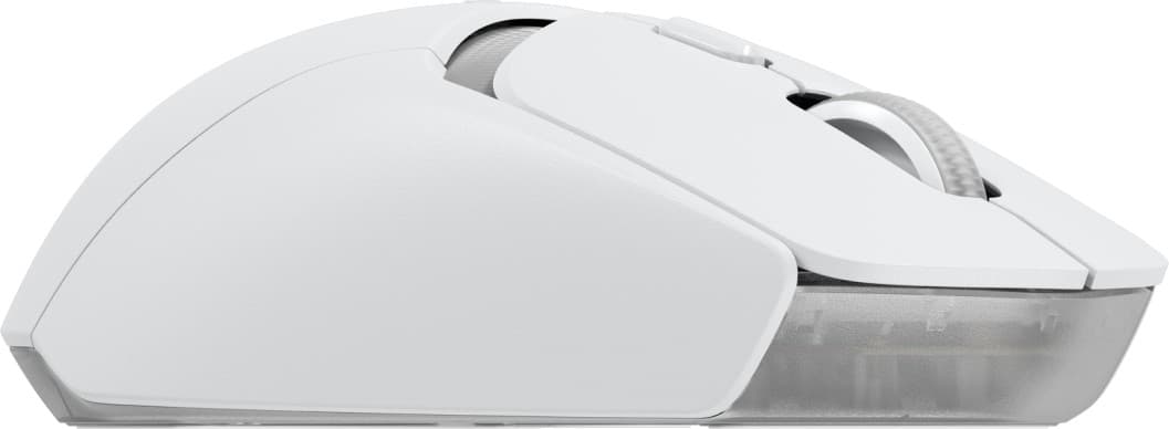 Logitech G G309 - Rato - gaming - óptico - 6 botões - sem fios - 2.4 GHz, Bluetooth - recetor USB Logitech LIGHTSPEED - branco — miniatura 2